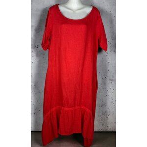 STELLA MARTINI  Linen Dress  Lagenlook Boho